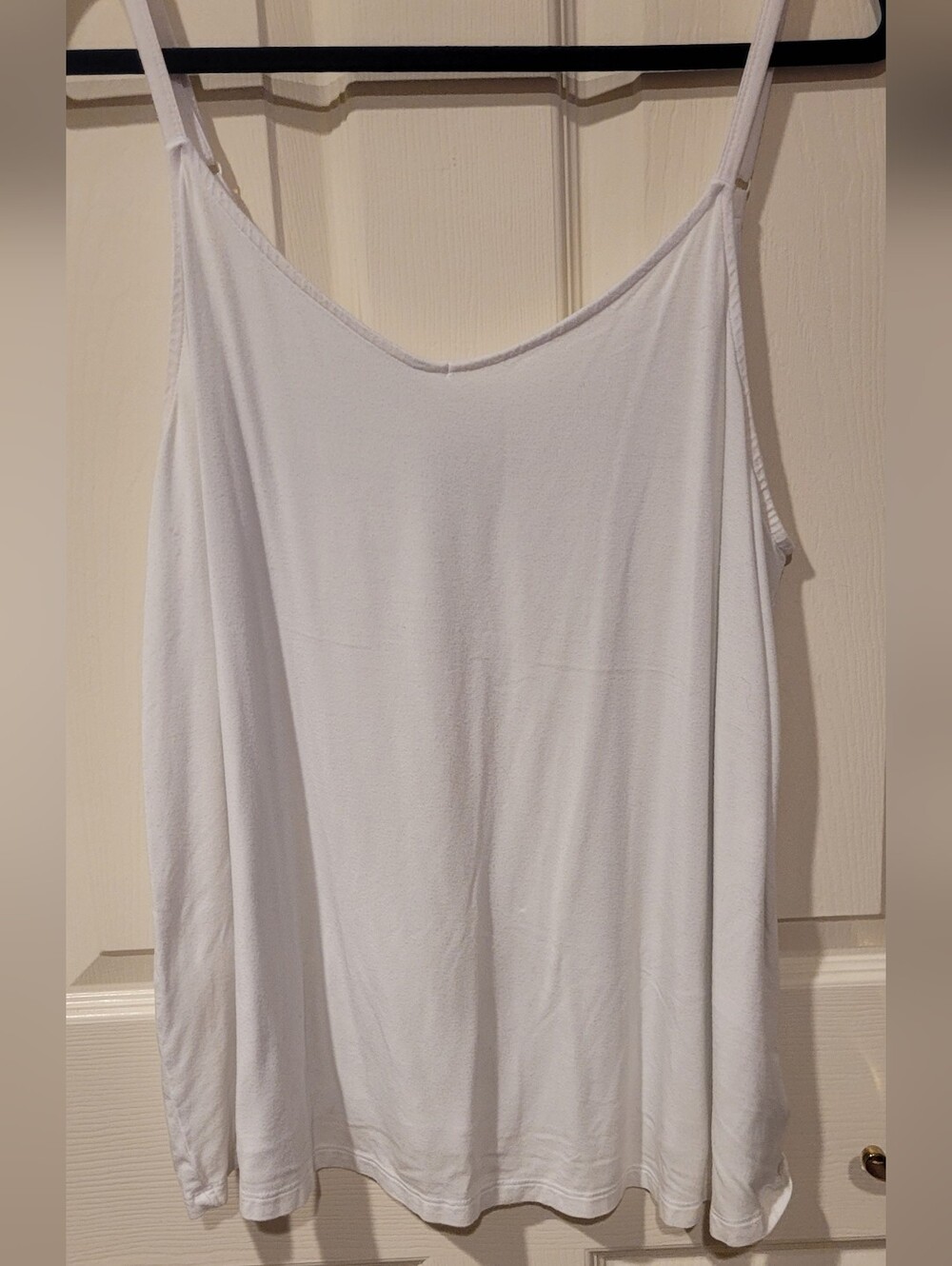 torrid White V-Neck Adjustable Strap Cami